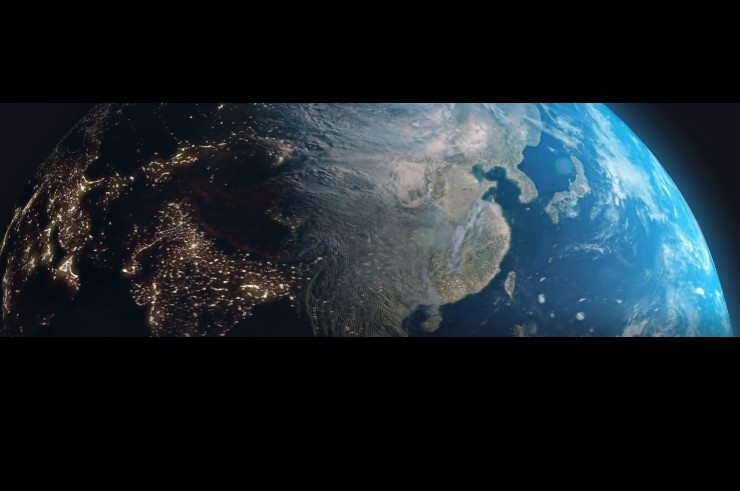 旋转的地球 网站背景素材mp4