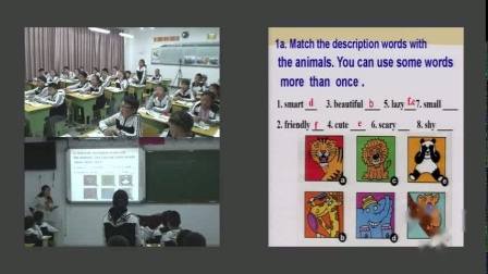 人教版英语七下Unit 5 Section B（1a-1d）课堂视频实录（肖久桃）